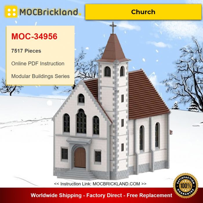 Modular Buildings MOC-34956 Church by jepaz MOCBRICKLAND