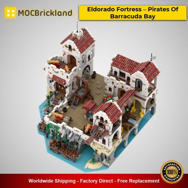 modular buildings moc 49155 eldorado fortress pirates of barracuda bay by zeradman mocbrickland 5734