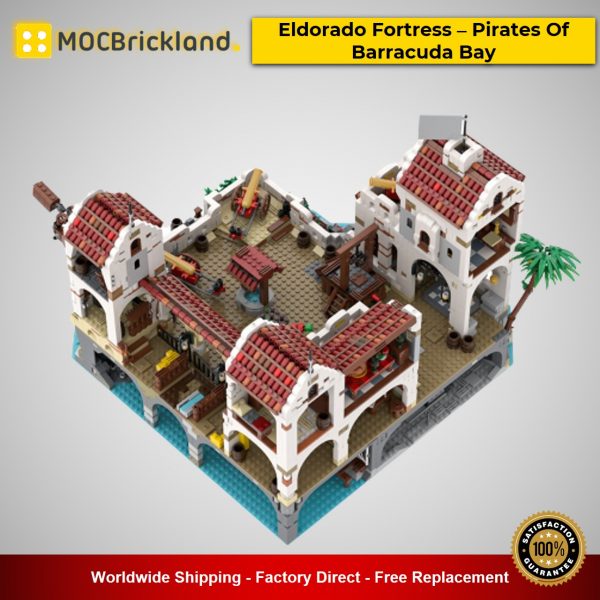 modular buildings moc 49155 eldorado fortress pirates of barracuda bay by zeradman mocbrickland 8795