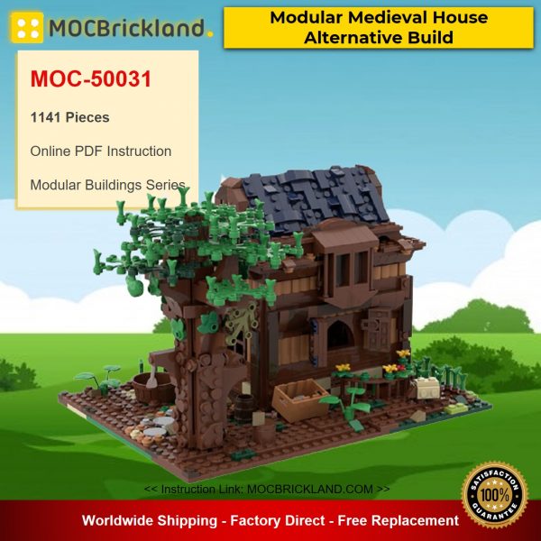 modular buildings moc 50031 21318 modular medieval house alternative build by gabizon mocbrickland 8801