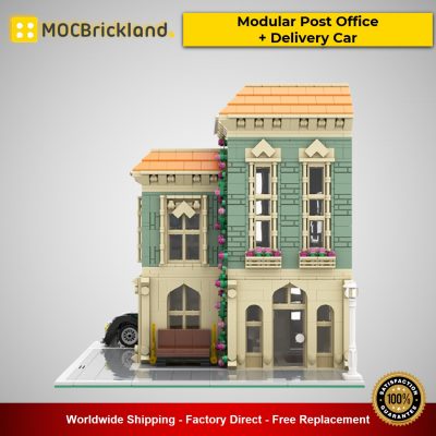 modular buildings moc 57981 modular post office delivery car by mocexpert mocbrickland 3793