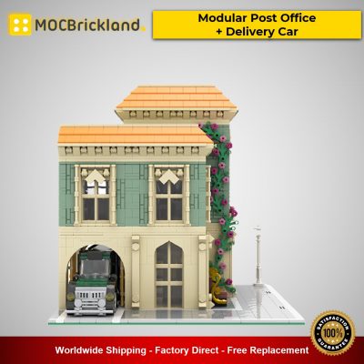 modular buildings moc 57981 modular post office delivery car by mocexpert mocbrickland 6773