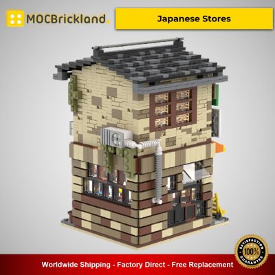 modular buildings moc 58773 japanese stores by povladimir mocbrickland 6379