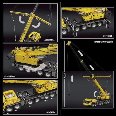 MOULD KING 17013H RC Yellow GMK Crane