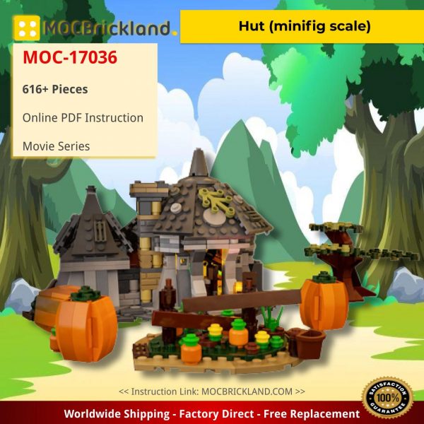 movie moc 17036 hut minifig scale by brickproject mocbrickland 4343