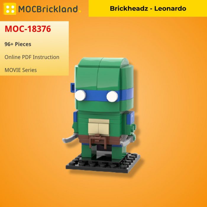 MOVIE MOC-18376 Brickheadz - Leonardo MOCBRICKLAND