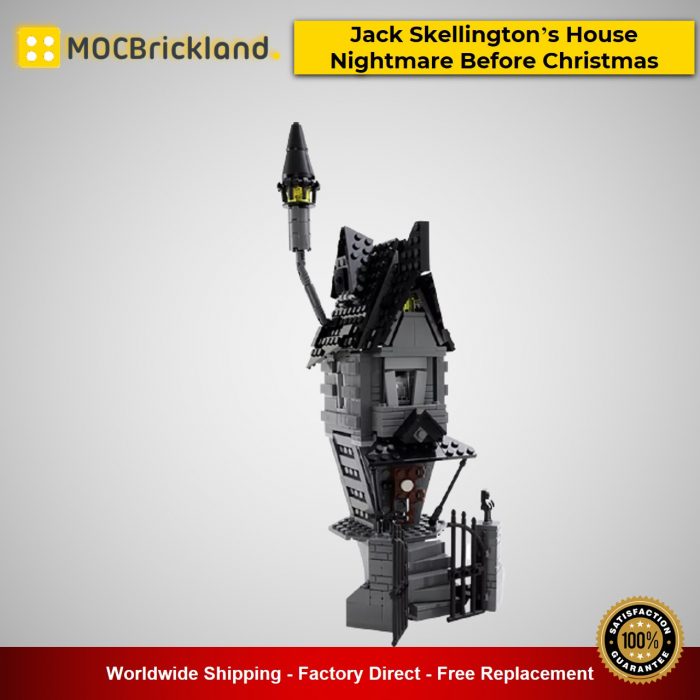 Movie MOC-18780 Jack Skellington’s House – Nightmare Before Christmas by buildbetterbricks MOCBRICKLAND