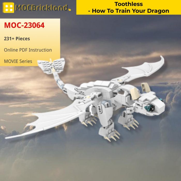 MOVIE MOC-23064 Toothless - How to Train Your Dragon MOCBRICKLAND