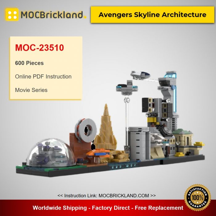 Movie MOC-23510 Avengers Skyline Architecture by MOMAtteo79 MOCBRICKLAND