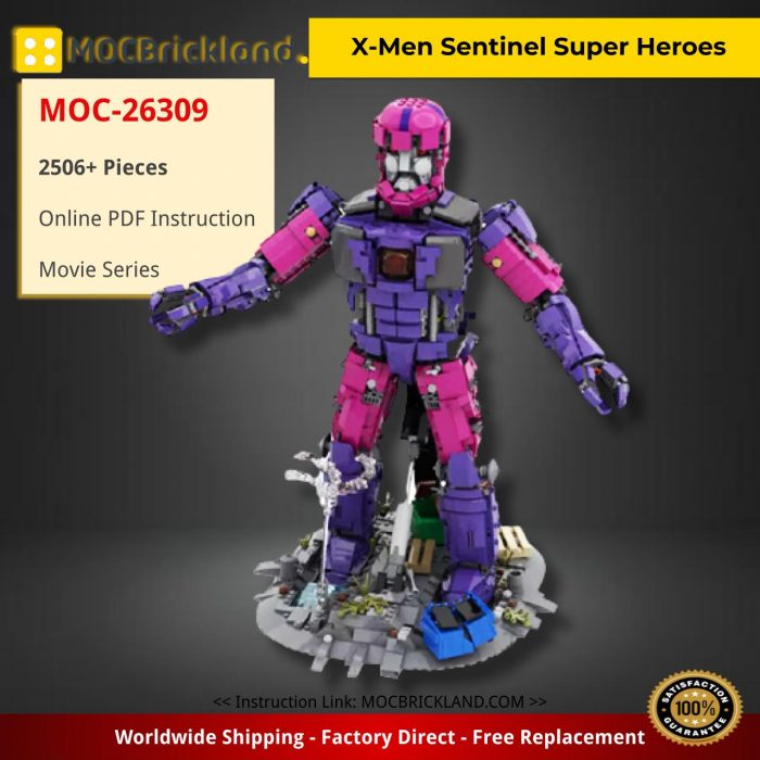 MOVIE MOC-26309 X-Men Sentinel Super Heroes by IScreamClone MOCBRICKLAND