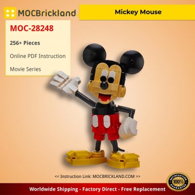 movie moc 28248 mickey mouse by buildbetterbricks mocbrickland 7031