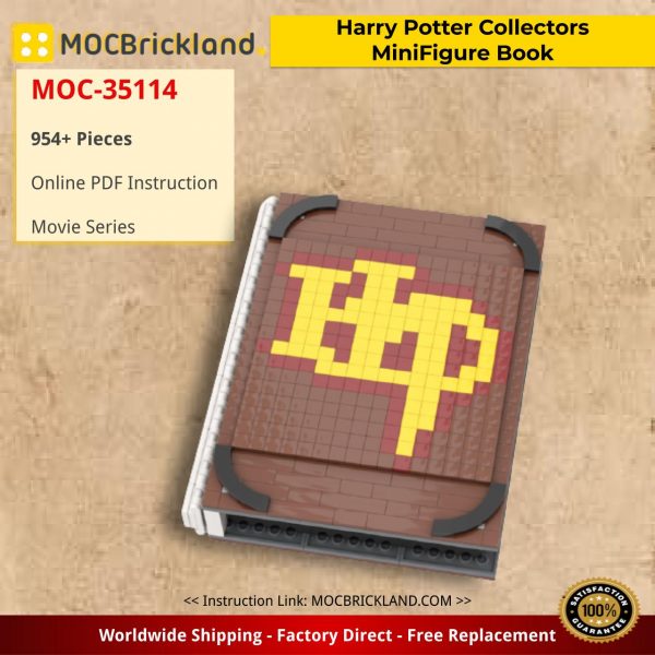 movie moc 35114 harry potter collectors minifigure book by gabizon mocbrickland 8879