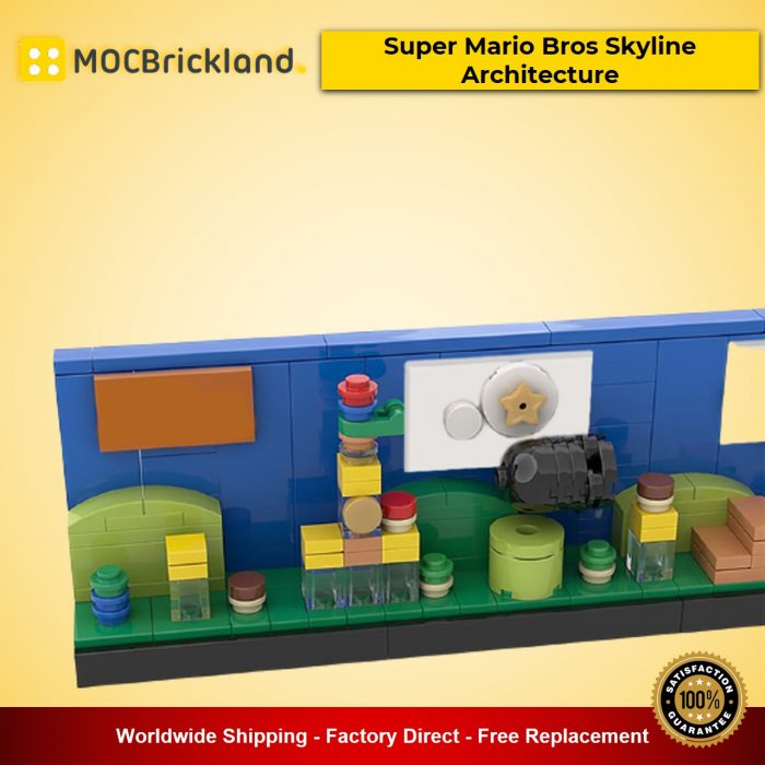 Movie MOC-36545 Super Mario Bros Skyline Architecture by MOMAtteo79 MOCBRICKLAND