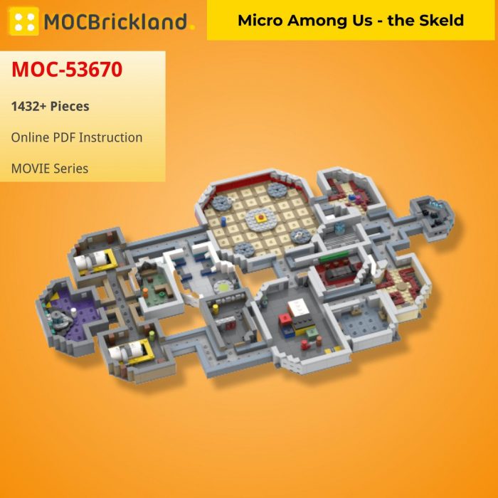 MOVIE MOC-53670 Micro Among Us - the Skeld MOCBRICKLAND