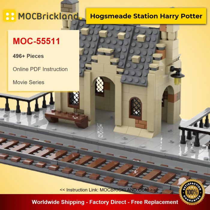 Movie MOC-55511 Hogsmeade Station Harry Potter by JL.Bricks MOCBRICKLAND