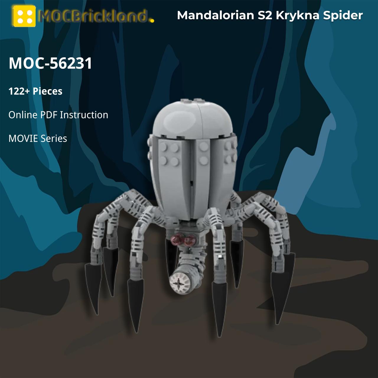 movie moc 56231 mandalorian s2 krykna spider mocbrickland 7916