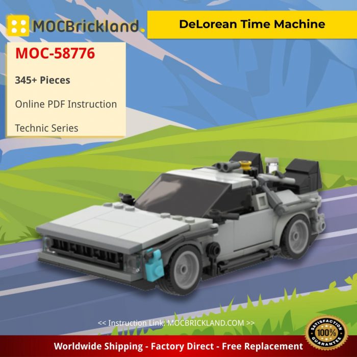 Movie MOC-58776 DeLorean Time Machine by legotuner33 MOCBRICKLAND