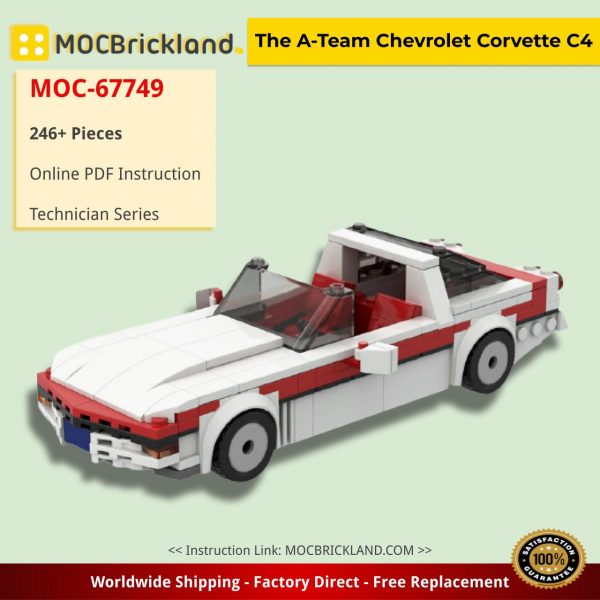movie moc 67749 the a team chevrolet corvette c4 by reigarsama mocbrickland 1542