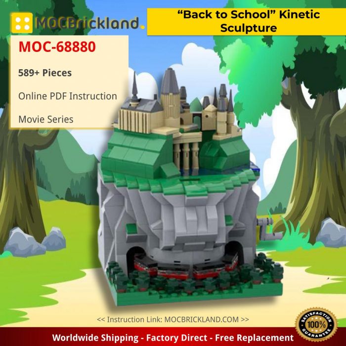 Movie MOC-68880 “Back to School” Kinetic Sculpture by Jolly3ricks MOCBRICKLAND