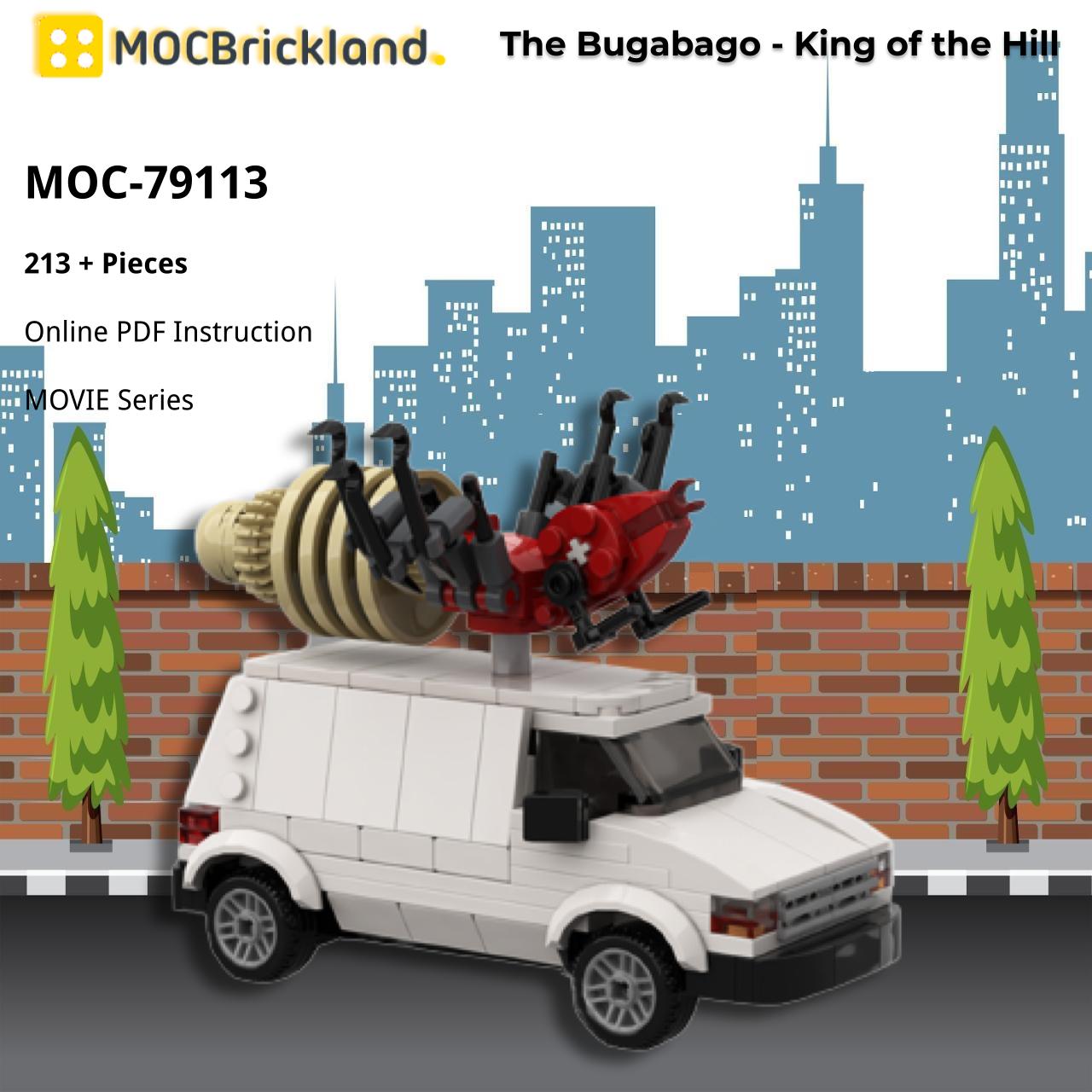 movie moc 79113 the bugabago king of the hill by bricole mocbrickland 8897