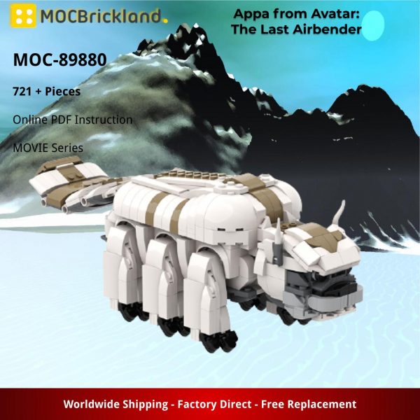 movie moc 89880 appa from avatar the last airbender mocbrickland 7602