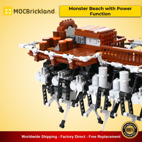 movie moc 90067 monster beach with power function mocbrickland 2302