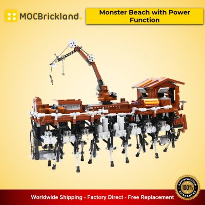 movie moc 90067 monster beach with power function mocbrickland 6203