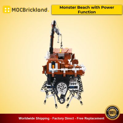 movie moc 90067 monster beach with power function mocbrickland 6570