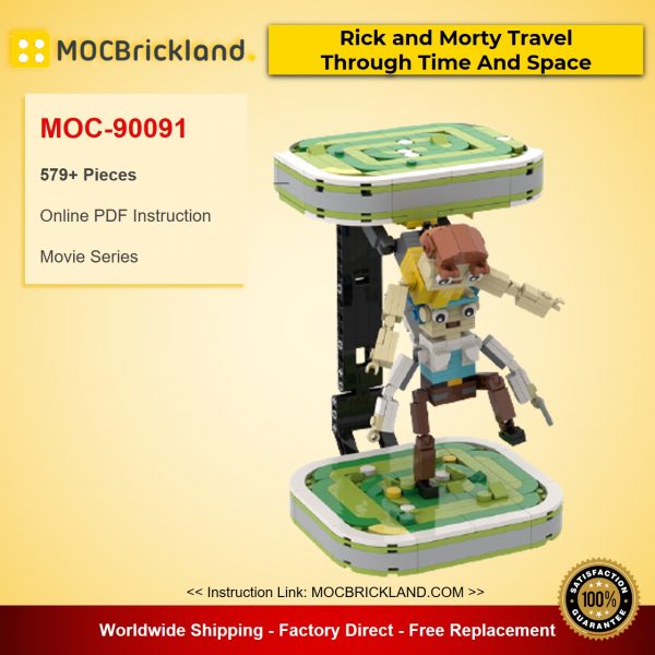 movie moc 90091 rick and morty travel through time and space mocbrickland 8703
