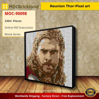 movie moc 90098 reunion thor pixel art mocbrickland 2933