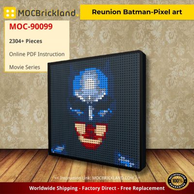 movie moc 90099 reunion batman pixel art mocbrickland 5339
