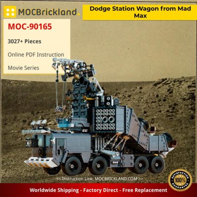 movie moc 90165 dodge station wagon from mad max by nicola stocchi mocbrickland 6178