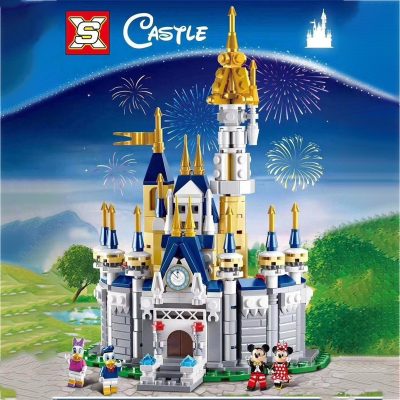movie sx 9001 mini disney castle 8332