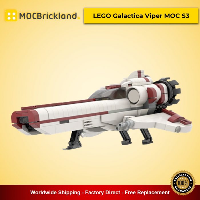 Space MOC-35518 MOC Galactica Viper MOC S3 by ohsojang MOCBRICKLAND