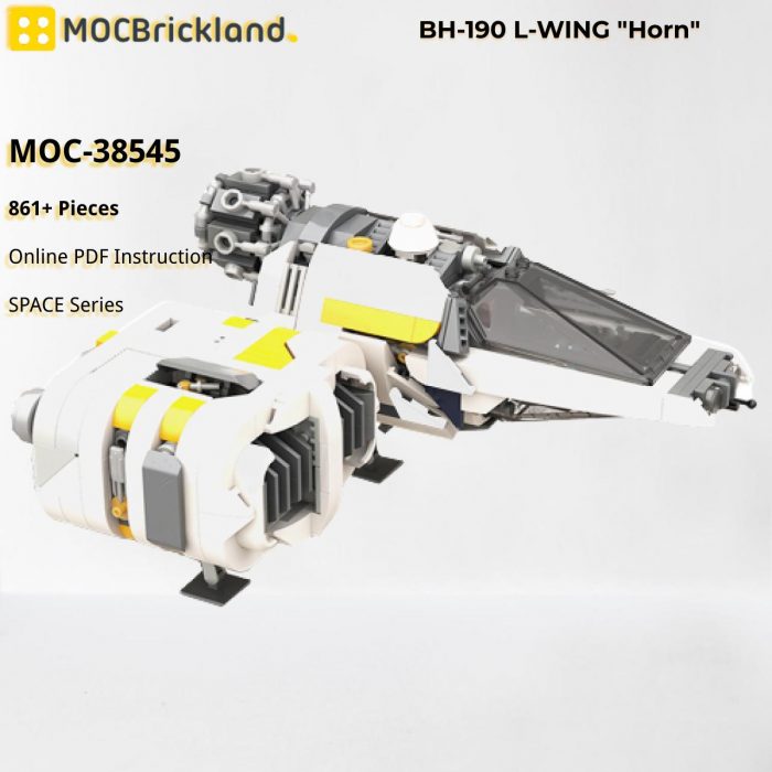 SPACE MOC-38545 BH-190 L-WING "Horn" by BricksFeeder MOCBRICKLAND