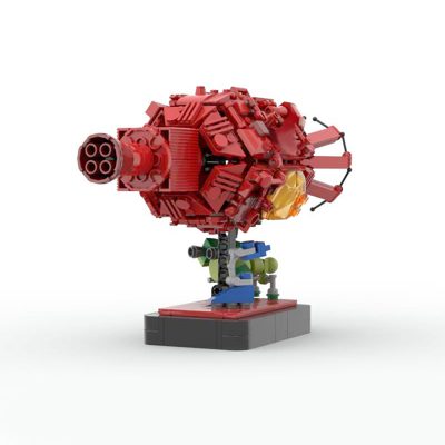 space moc 43503 red dwarf and starbug by 6211 mocbrickland 7859