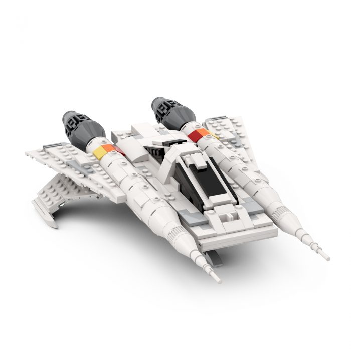 SPACE MOC-48610 Buck Rogers Starfighter Ship by CBSNAKE MOCBRICKLAND