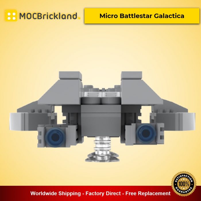 Space MOC-49804 Micro Battlestar Galactica by neroz MOCBRICKLAND