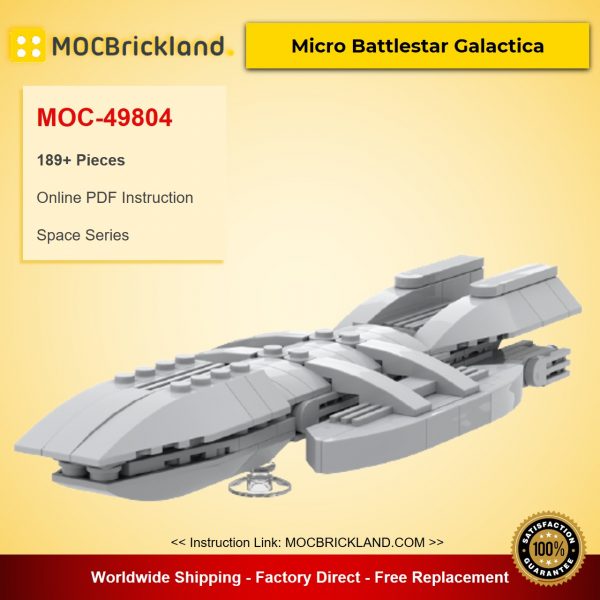 space moc 49804 micro battlestar galactica by neroz mocbrickland 8597