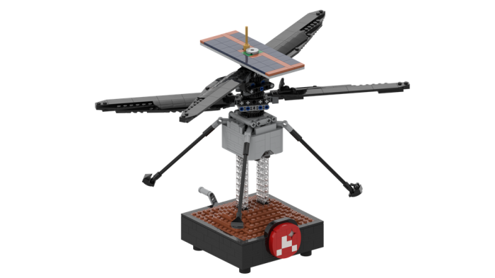 SPACE MOC-51015 NASA Mars Helicopter Ingenuity by Perijove MOCBRICKLAND