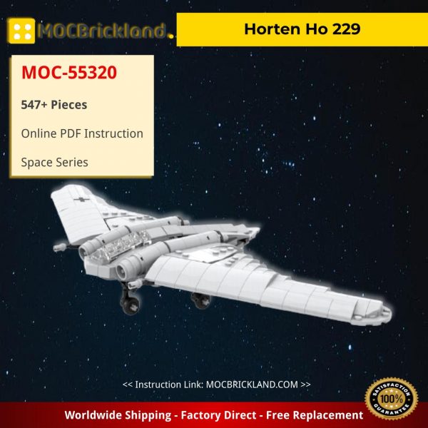 space moc 55320 horten ho 229 by germanrailwaybuilder mocbrickland 8047