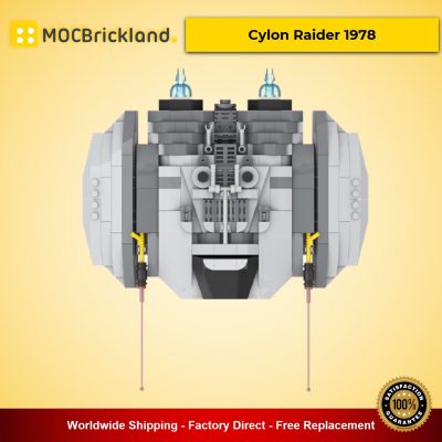 space moc 55621 cylon raider 1978 by runescope mocbrickland 6822