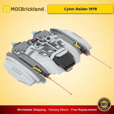 space moc 55621 cylon raider 1978 by runescope mocbrickland 7629