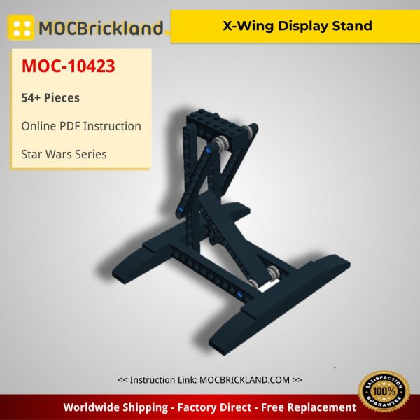 star wars moc 10423 x wing display stand by stumped360 mocbrickland 8003