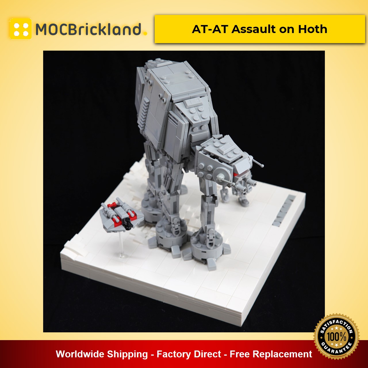 star wars moc 11431 at at assault on hoth by onecase mocbrickland 4313