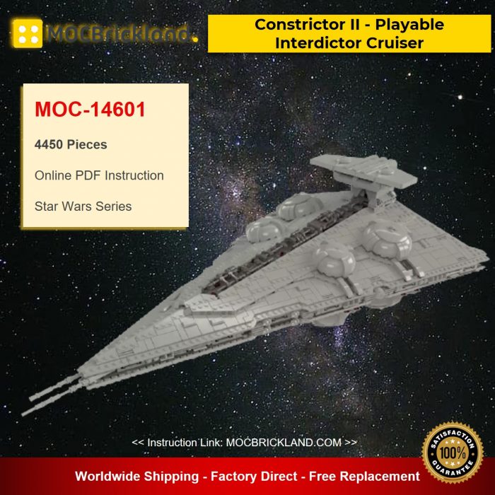 Star Wars MOC-14601 Constrictor II - Playable Interdictor Cruiser by raskolnikov MOCBRICKLAND
