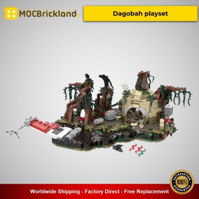 star wars moc 19522 dagobah playset by iscreamclone mocbrickland 4823