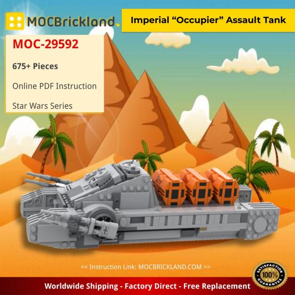 star wars moc 29592 imperial occupier assault tank by anotherbrickinthemoc mocbrickland 1000