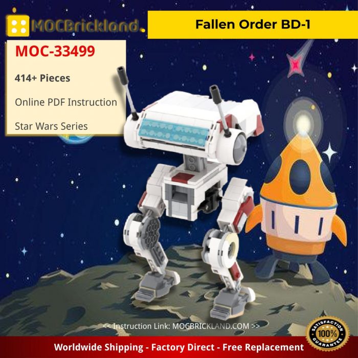 Star Wars MOC-33499 Fallen Order BD-1 by BrickBoyz Custom Designs MOCBRICKLAND