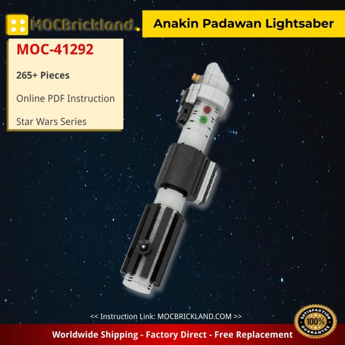 Star Wars MOC-41292 Anakin Padawan Lightsaber by built_bricks MOCBRICKLAND